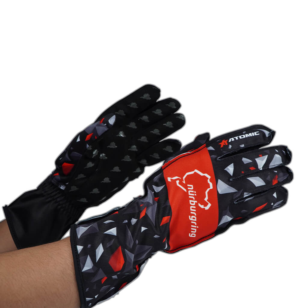 ATOMIC AT-NBRKTGLOVES-L Рукавички для картингу NÜRBURGRING EDITION, розмір L (Офіційно ліцензований продукт Nürburgring) Photo-1 