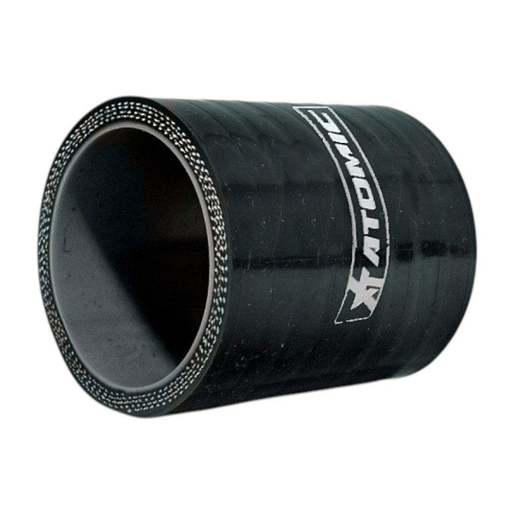 ATOMIC csh-45 BLACK Патрубок силіконовий чорний прямий 45 мм Photo-0 