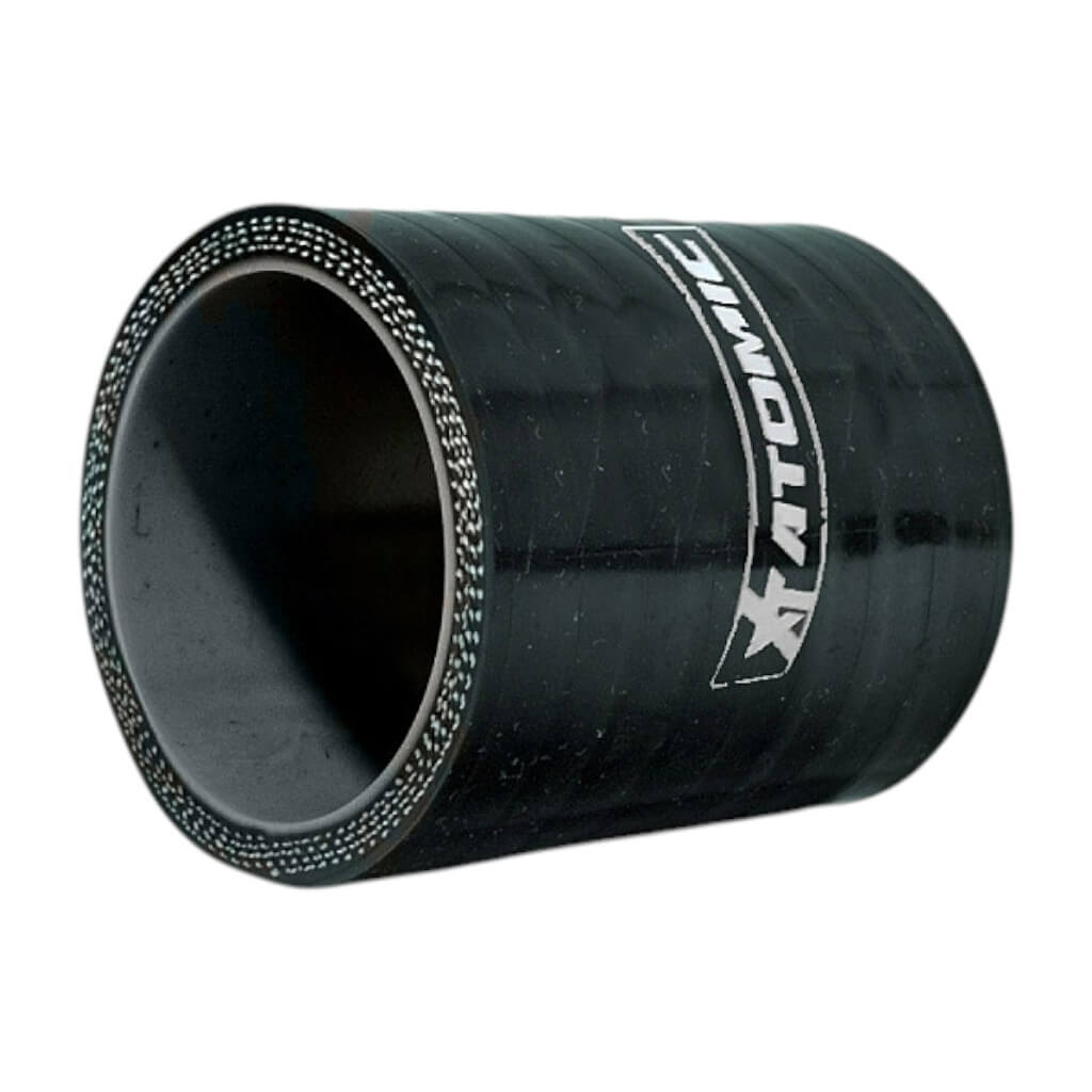 ATOMIC csh-70 BLACK Патрубок силіконовий чорний прямий 70 мм Photo-0 