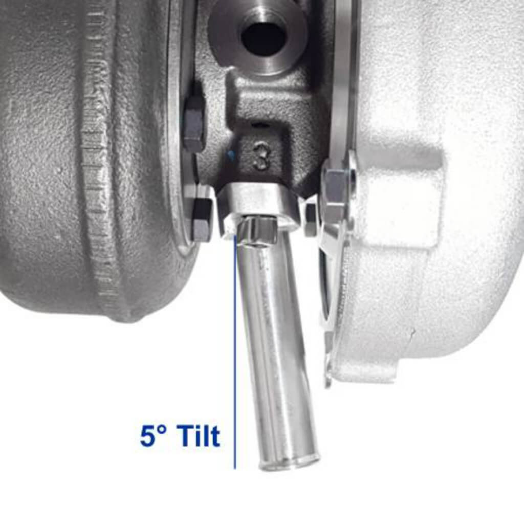 ATP TURBO ATP-OIL-031 Трубка для зливу масла алюмінієва 5 градусів нахилу Photo-1 