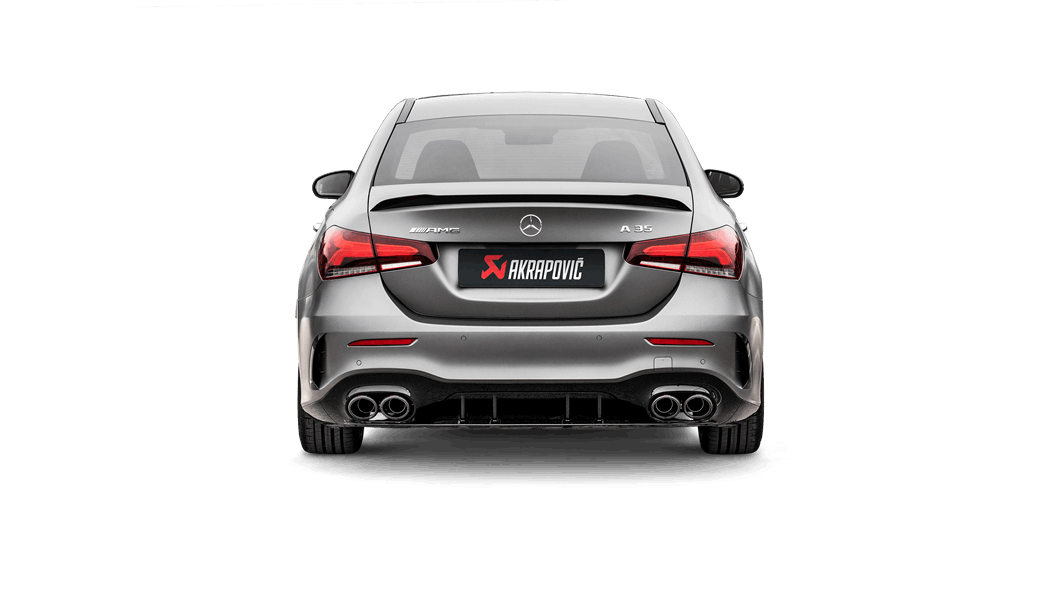 AKRAPOVIC S-ME/TI/9H Вихлопна система Slip-On Line (Titanium) для MERCEDES-AMG A35 (W177) Седан (Схвалено ECE) Photo-3 