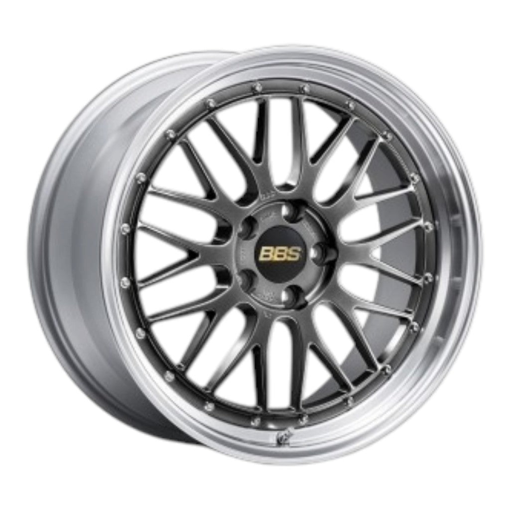 BBS LM554DB-SLD Кований двоскладовий алюмінієвий колісний диск LM LM554 R18×10 ET25 / 5x120 PFS, чорна діамантова центральна частина та сріблястий обід з алмазним проточуванням (DB-SLD) Photo-0 