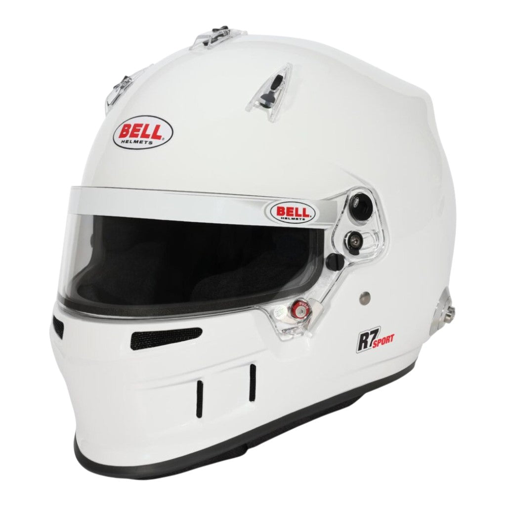 BELL 1467022 Закритий шолом R7 Sport HANS, Білий, FIA8859-2024, Розмір M (58-59) Photo-0 