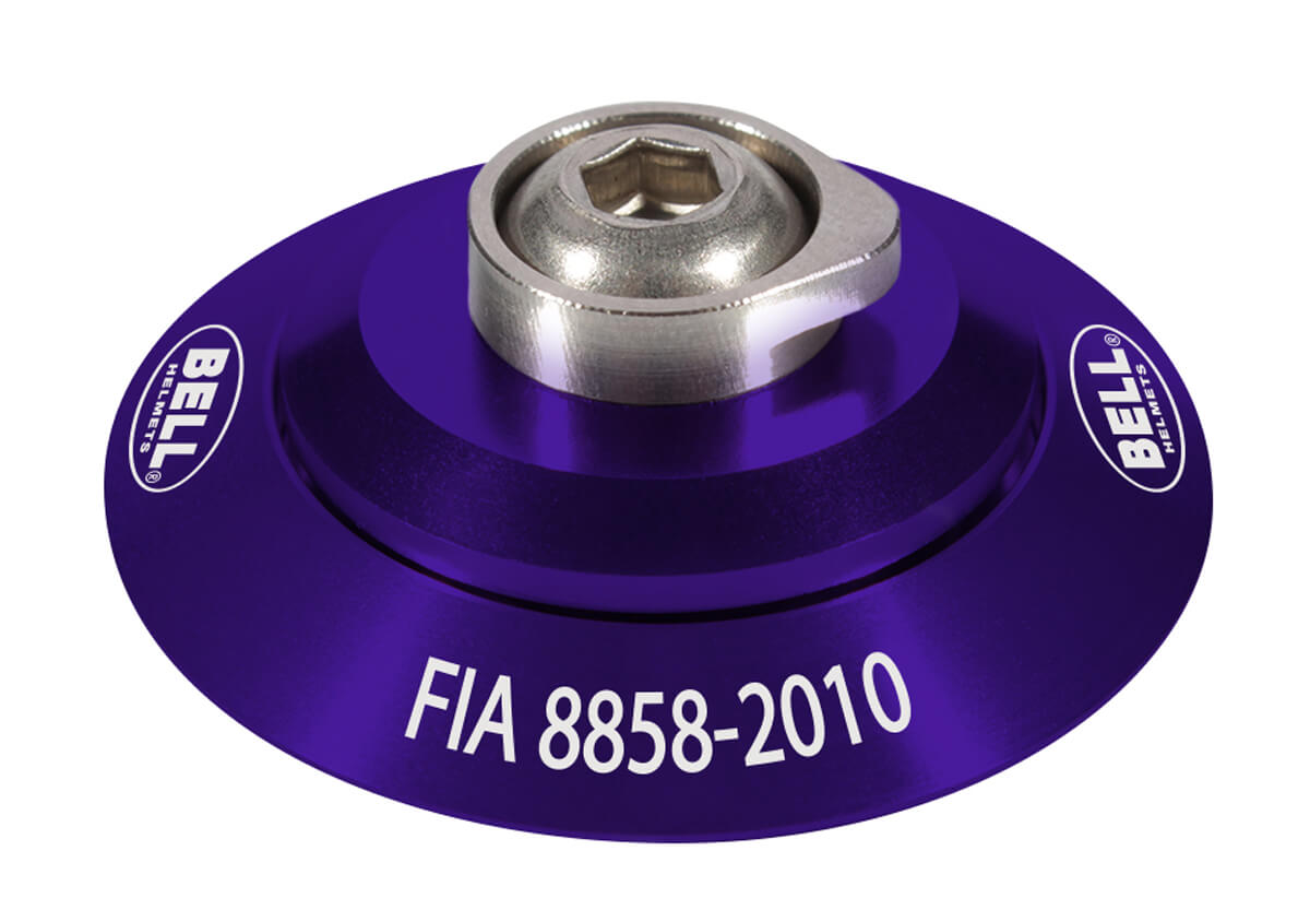 BELL 2100008 Кліпси HANS, FIA 8858-2010, фіолетові Photo-1 