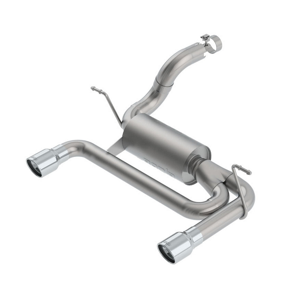 BORLA 11956 Вихлопна система Axle-Back S-Type, 2.75\", 2.5\" (наконечники 3.5\") для JEEP Wrangler 3.6L (JL / JLU) 2018- Photo-0 