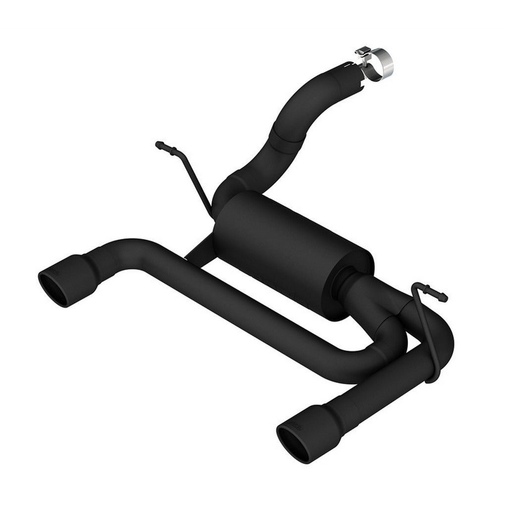 BORLA 11956CB Вихлопна система Axle-Back S-Type, 2.75\", 2.5\" (чорні наконечники 3.5\") для JEEP Wrangler 3.6L (JL / JLU) 2018- Photo-0 