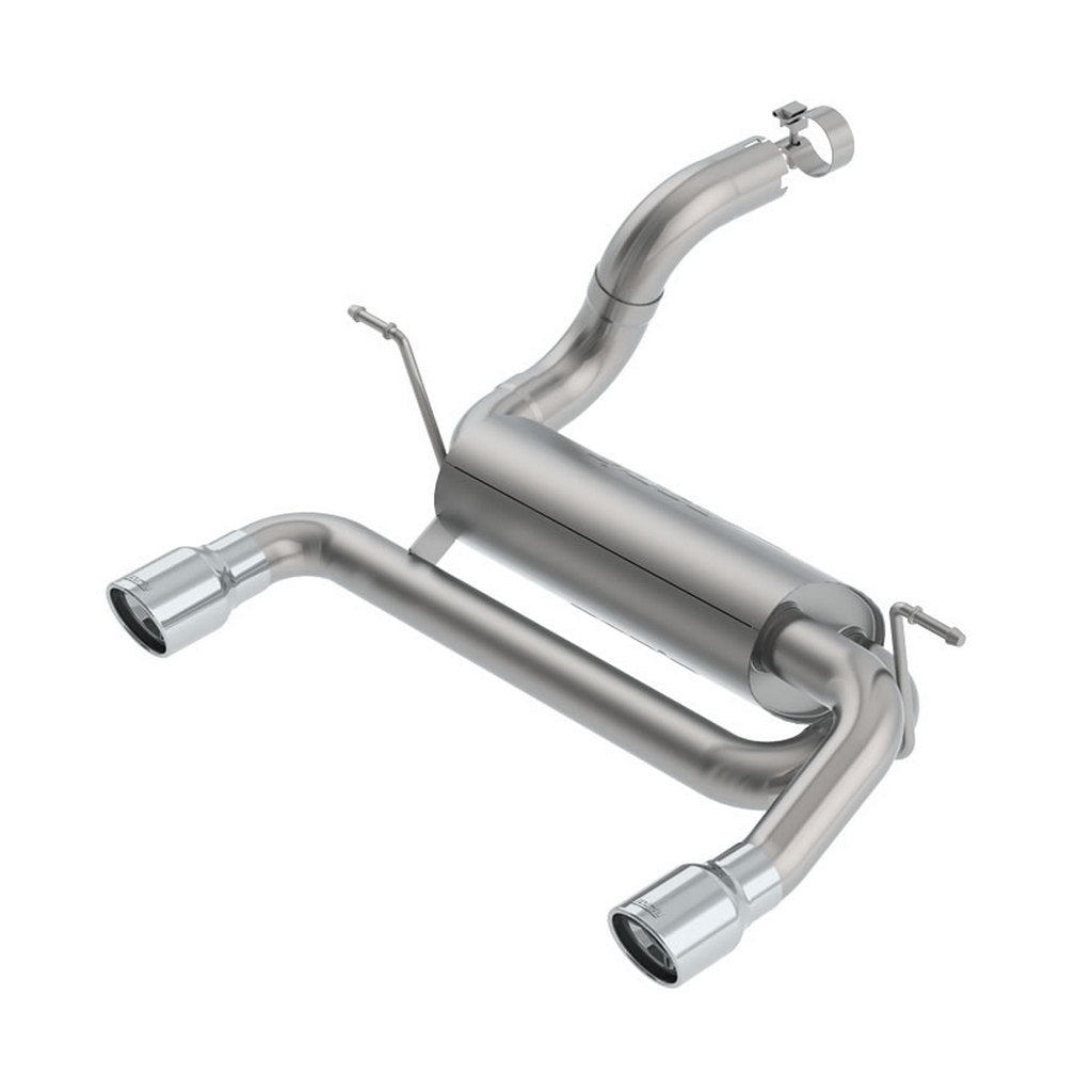 BORLA 11962 Вихлопна система Axle-Back Touring 2.75\", 2.5\" (наконечники 3.5\") для JEEP Wrangler 2.0L (JL / JLU) 2018- Photo-0 
