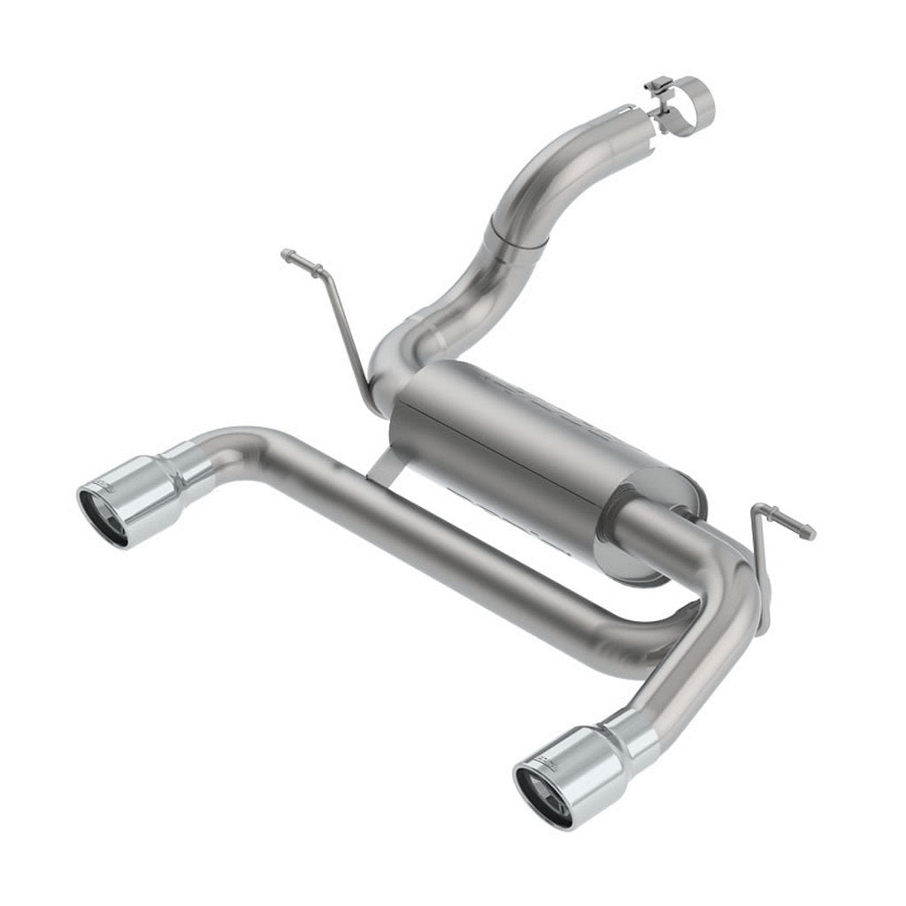 BORLA 11964 Вихлопна система Axle-Back ATAK, 2.75\", 2.5\" (наконечники 3.5\") для JEEP Wrangler 2.0L (JL / JLU) 2018- Photo-0 