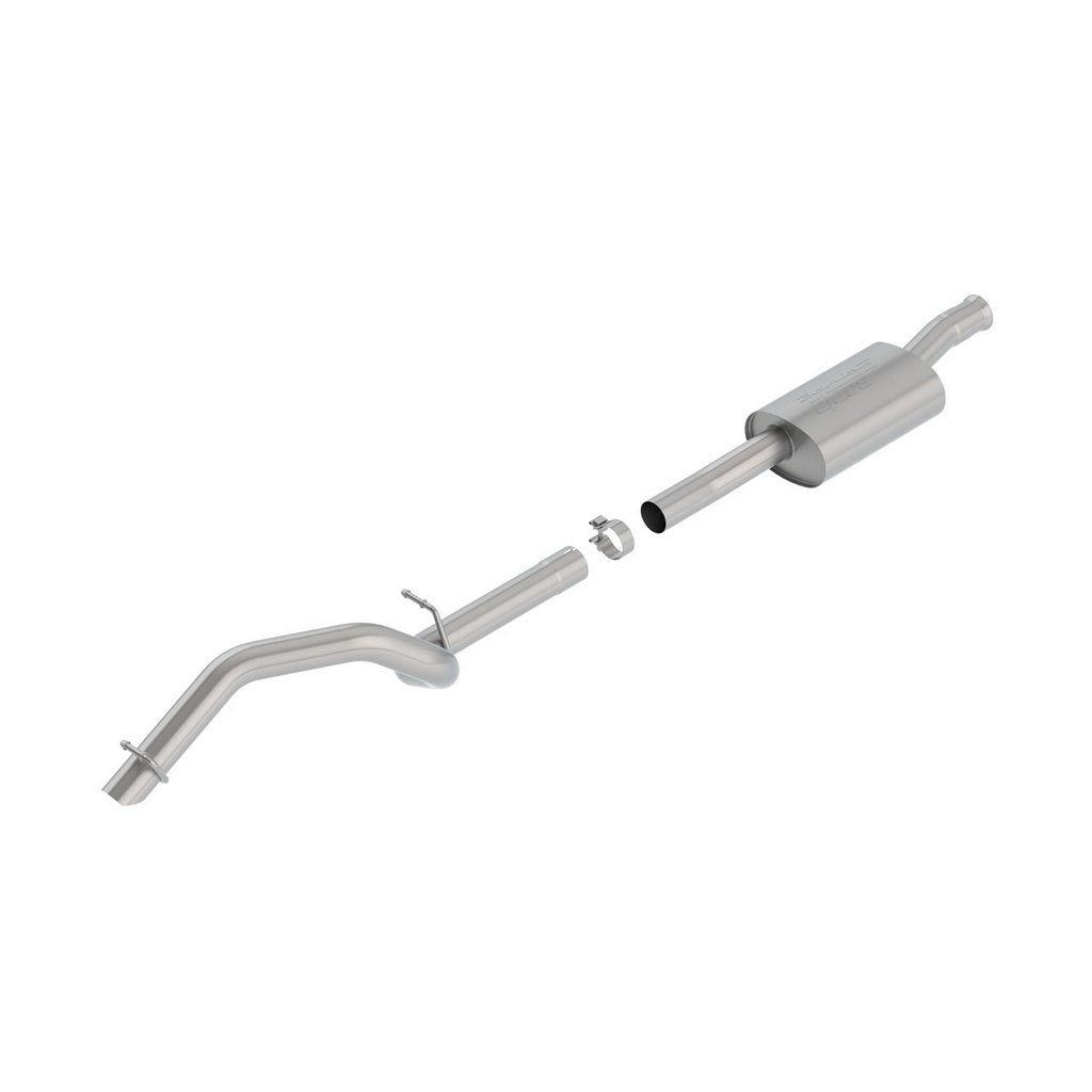 BORLA 140787 Вихлопна система Cat-Back S-Type, 2.75" (наконечник загорнутий донизу 2.75") для JEEP Wrangler 2.0L (JLU) 2018- Photo-0 