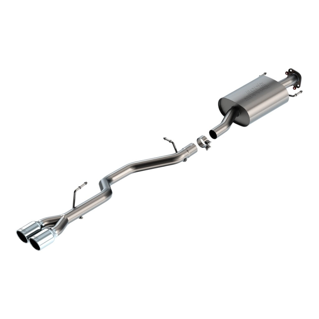 BORLA 140947 Вихлопна система Cat-Back 2.25", S-Type (наконечники 3.5", світлий хром) для TOYOTA Highlander 3.5L (XSE) 2021-2022 Photo-0 