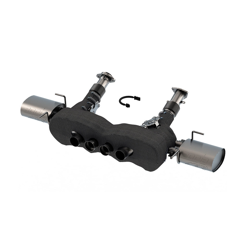 BORLA 140957 Вихлопна система Cat-Back 3", ATAK (Використовуйте оригінальні наконечники або опціональні наконечники BORLA) для CHEVROLET Corvette C8 (Z06) 2023- Photo-1 