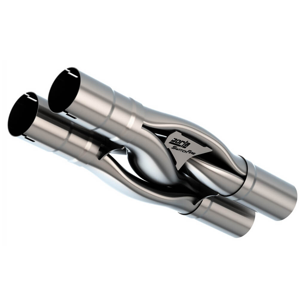 BORLA 60747 Універсальна X-подібна труба SwitchFire, 3" (з насічками) Photo-0 