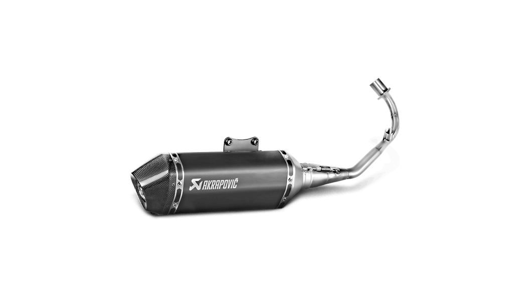 AKRAPOVIC S-VE125R2-HZBL Вихлопна система Racing Line (SS) для Vespa Primavera 125ie 3V 2017-2019 Photo-0 