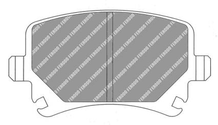 Ferodo FDS1636 Колодки зад для VW / AUDI / SKODA Photo-0 