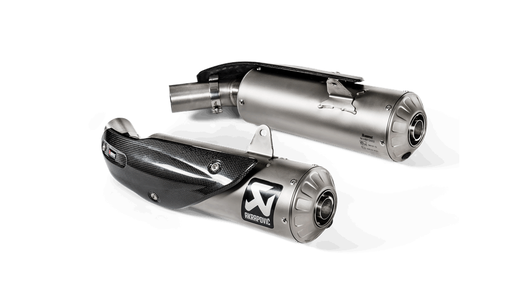 AKRAPOVIC S-D11SO4-HBFGT Глушник Slip-On Line (Titanium) для Ducati Scrambler 1100 2018-2019 Photo-0 