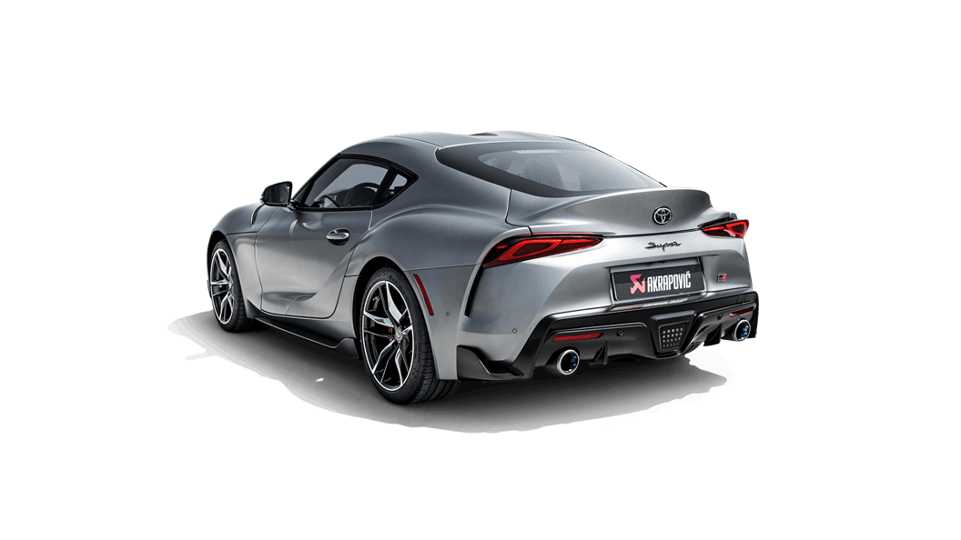 AKRAPOVIC S-TY/T/1H Вихлопна система Slip-on Line (титан) для TOYOTA Supra (A90) 2019-2024 Photo-3 