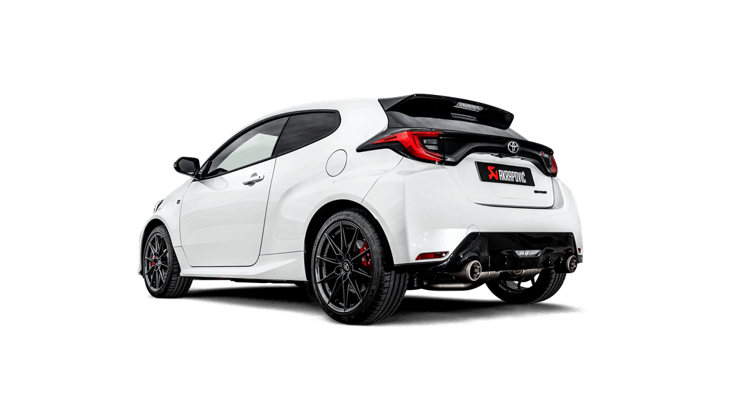 AKRAPOVIC s-TY/T/2 Вихлопна система Slip-On Race Line (Titanium) TOYOTA GR YARIS 2020 Photo-2 