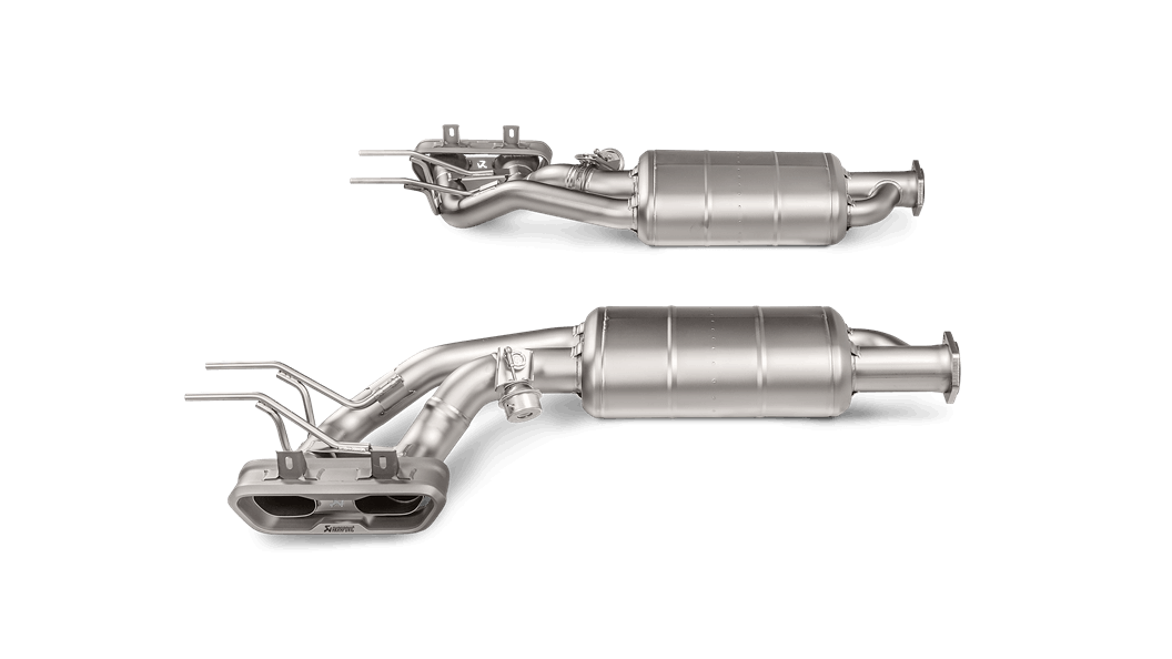 AKRAPOVIC S-ME/TI/2H Вихлопна система Evolution для MERCEDES-Benz AMG G63/G500 (W463, Bi-turbo) Photo-1 