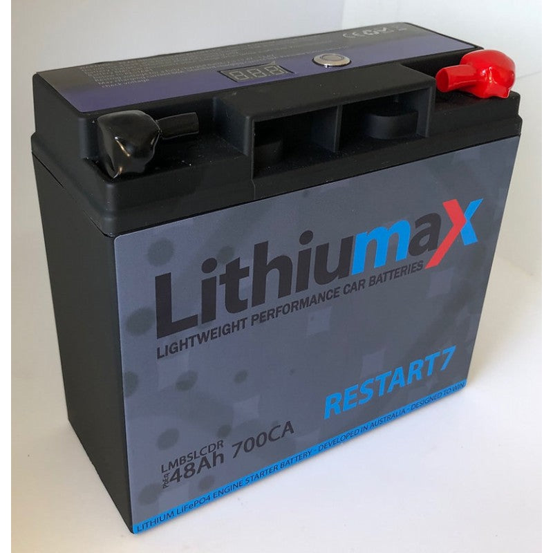 LITHIUMAX LMBSLCD7R Акумулятор RESTART7 Gen4 з РК-дисплеєм 700CA 48Ah Photo-1 