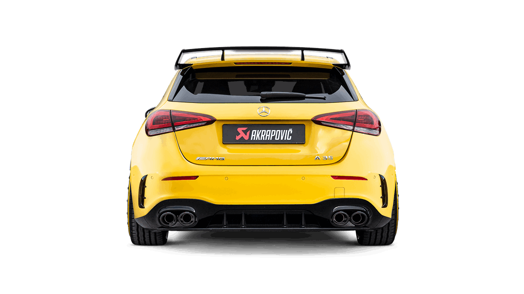 AKRAPOVIC S-ME/TI/6H Вихлопна система Slip-On Line (титан) для MERCEDES-AMG A35 (W177) 2019-2024 Photo-2 