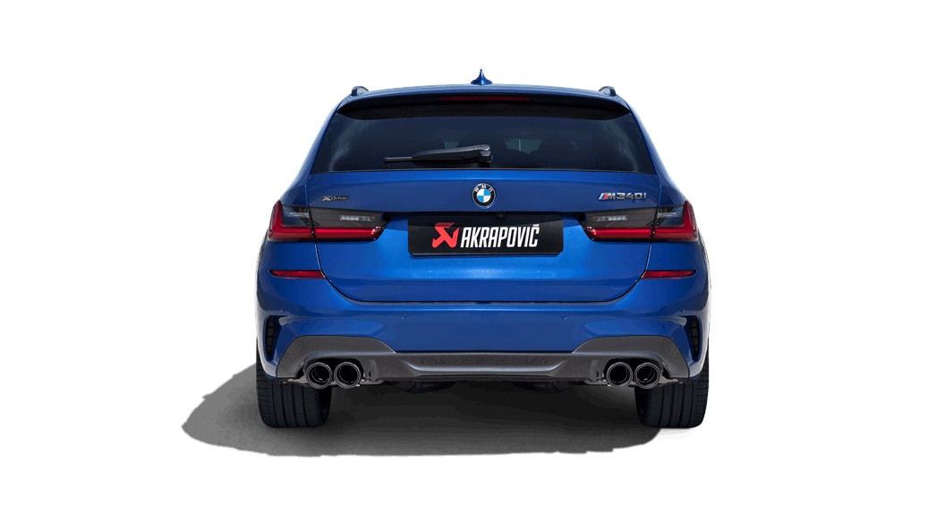 AKRAPOVIC S-BM/T/30H Вихлопна система Slip-On Line (титан) для BMW M340I (G20/G21) / M440I (G22/G23) 2020-2024 Photo-2 