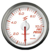 STRI CS6005W Датчик тиску палива 60 мм (білий циферблат, червоне підсвічування) Photo-1 
