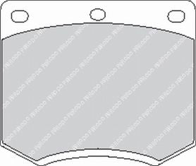 FERODO FDS167 Гальмівні колодки Photo-0 