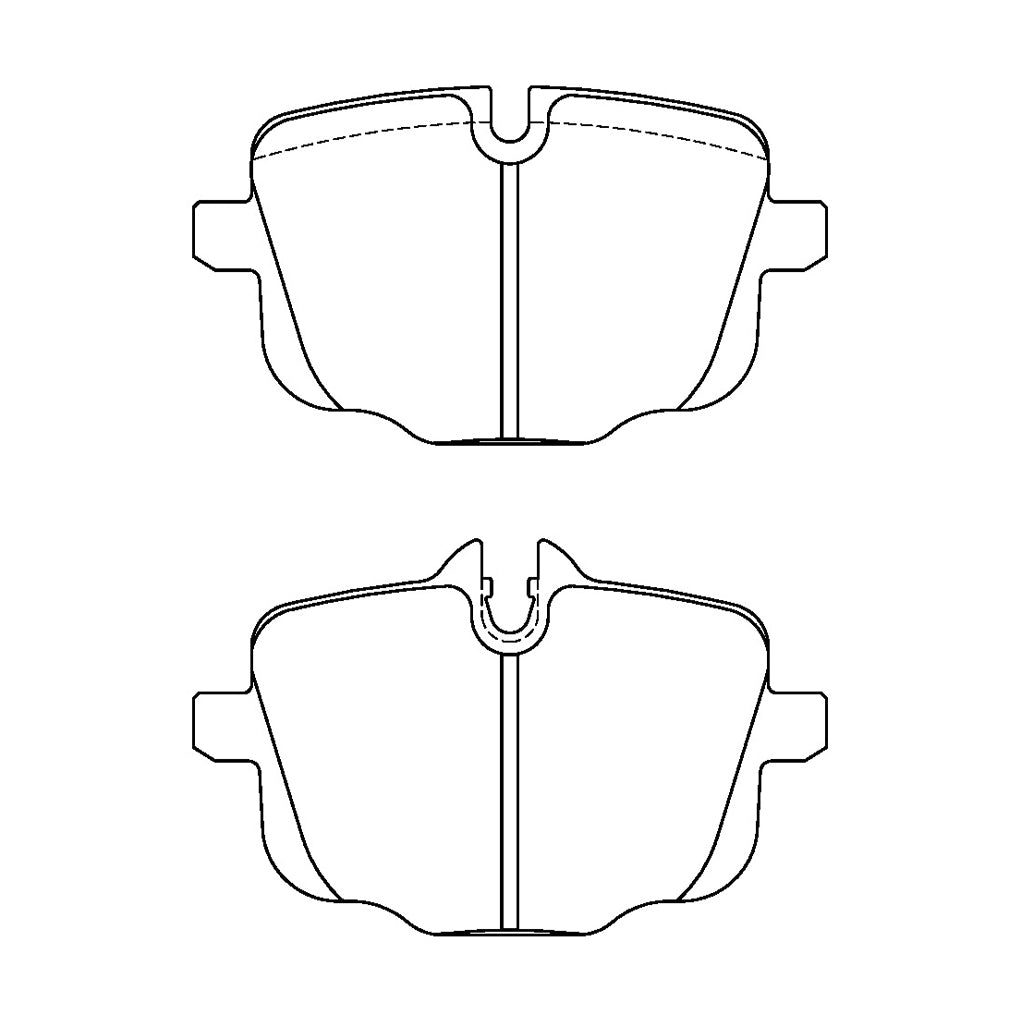 ENDLESS EIP217MX72PL Задні гальмівні колодки для BMW M2 (G87) / M3 (G80) / M4 (G82) Photo-2 