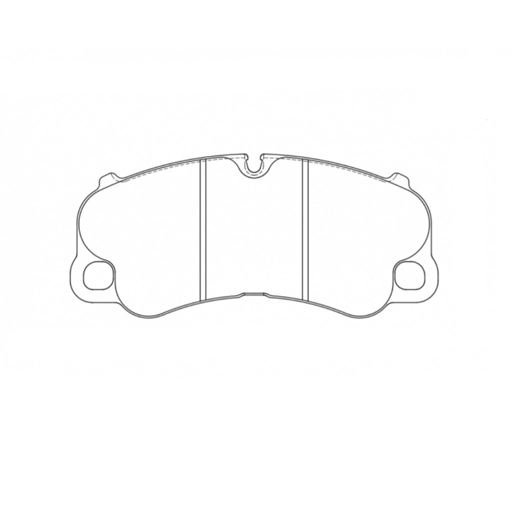 ENDLESS EIP252MA45B Колодки гальмівні передні MA45B для PORSCHE 911GT3 / GT3RS / Turbo S (991) PCCB Photo-0 