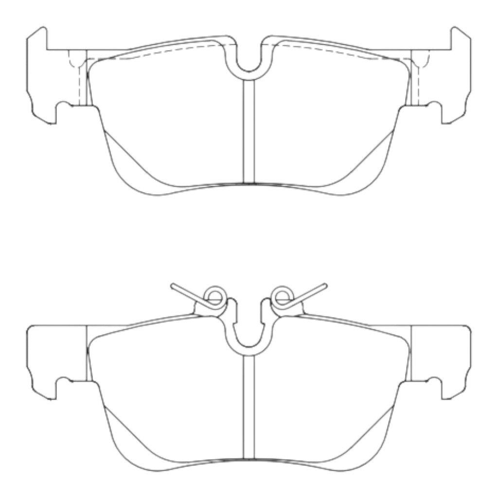 ENDLESS EIP259ME20 Задні гальмівні колодки для BMW 1 Серії (F40) / X1 (F48) / X2 (F39), MINI Cooper / Cooper-S (F54) Photo-0 