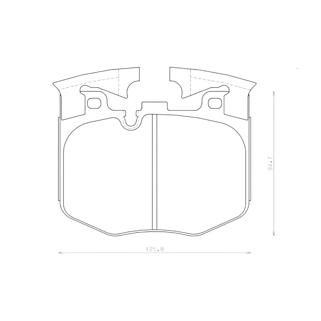 ENDLESS EIP300MX87 Передні гальмівні колодки для BMW G30 / G29 M Sports Brake Photo-1 