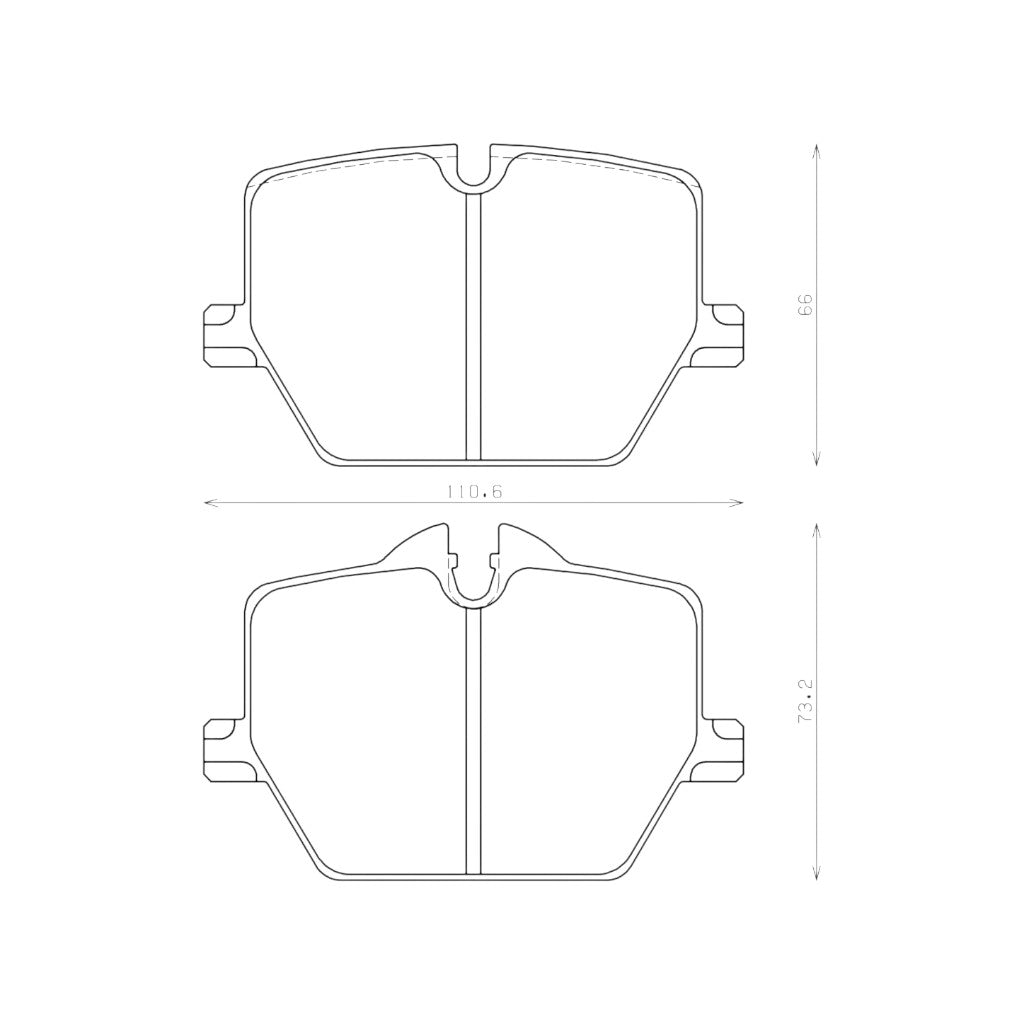 ENDLESS EIP301MX87 Задні гальмівні колодки для BMW M240i (G42) / M340i xDrive (G20) Photo-1 