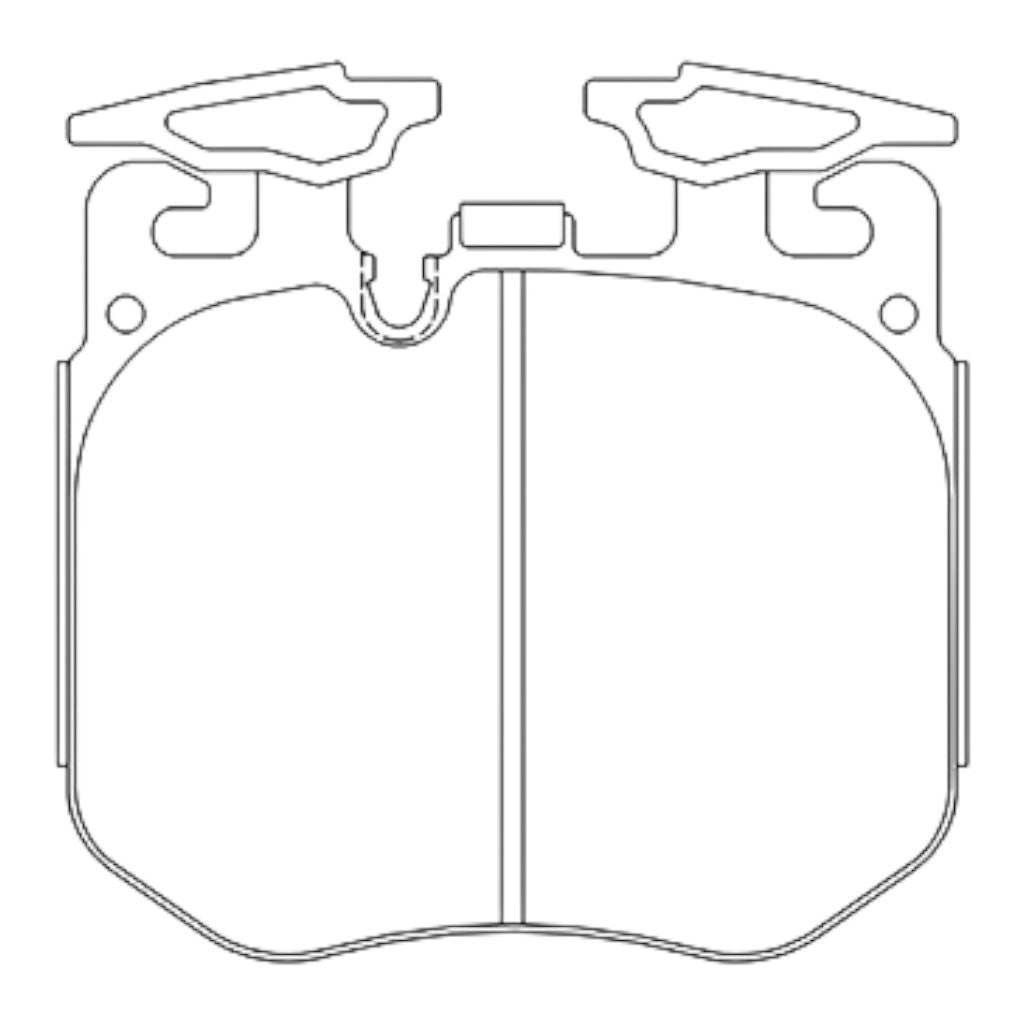ENDLESS EIP302MX87 Передні гальмівні колодки для BMW X5 (G05)/X6 (G06)/X7 (G07)/X3 M (F97)/X4 M (F98) Photo-0 