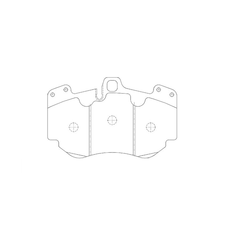 ENDLESS HP658MA45B Передні гальмівні колодки для LAMBORGHINI Huracan / AUDI R8 / A8 з керамічними гальмами Photo-0 