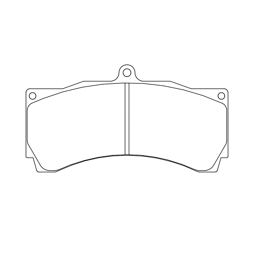 ENDLESS RCP050MA45B Гальмівні колодки 25 мм для 6-поршневого супорта AP Racing CP9668 / CP5095 / CP5260 / CP5270 / CP6077 / CP6078 Photo-1 