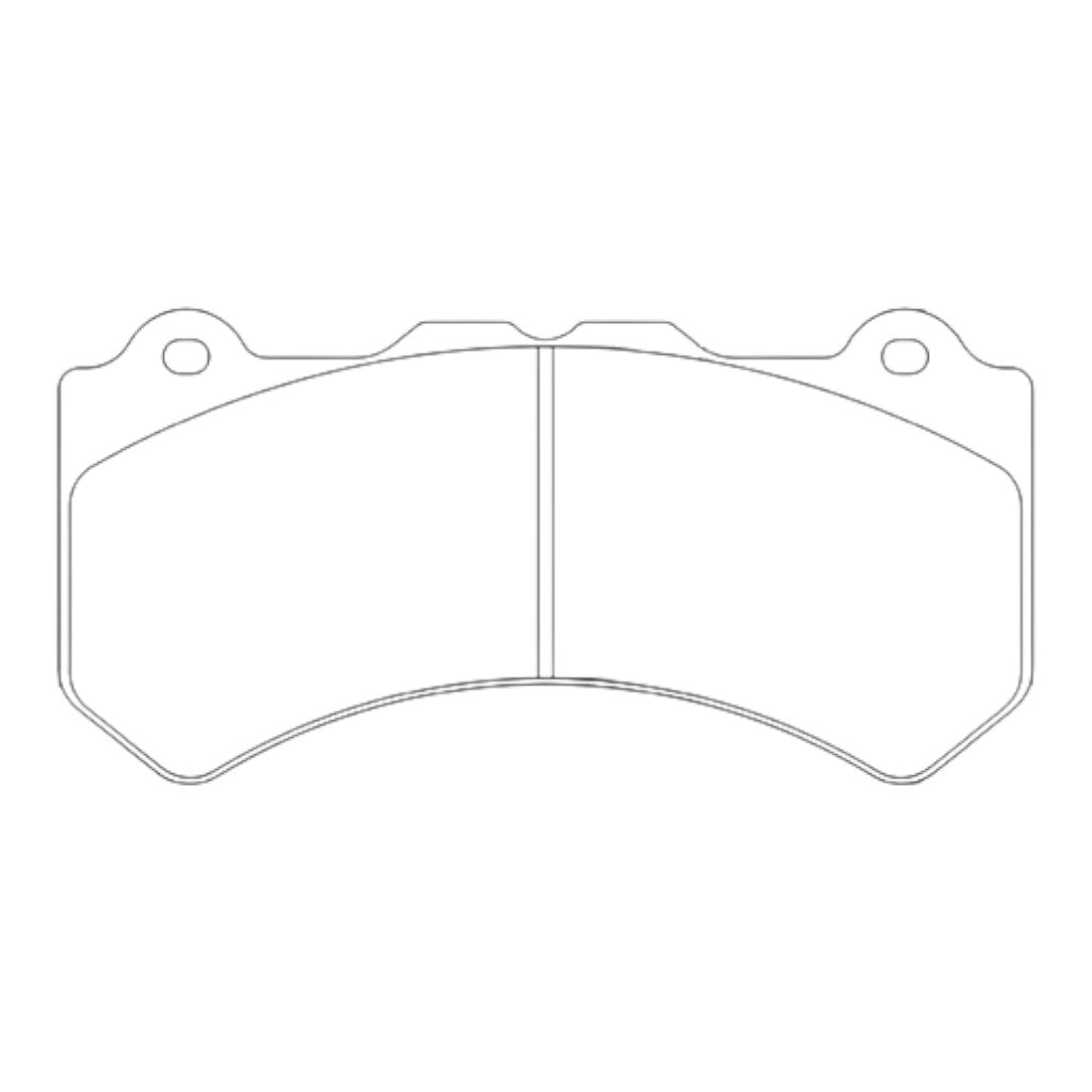 ENDLESS RCP117MXPL Передні гальмівні колодки компаунд MX72 Plus для NISSAN GT-R (R35)/DODGE Challenger Hellcat/392/ AUDI RS6 (C6/4F) Photo-0 