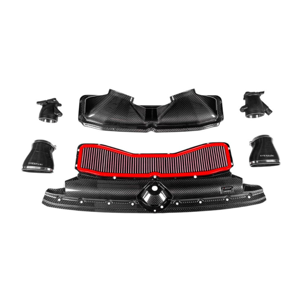 EVENTURI EVE-C8RS6-CFM-INT Впускна система з матового чорного карбону для AUDI RS6 / RS7 (C8) Photo-0 