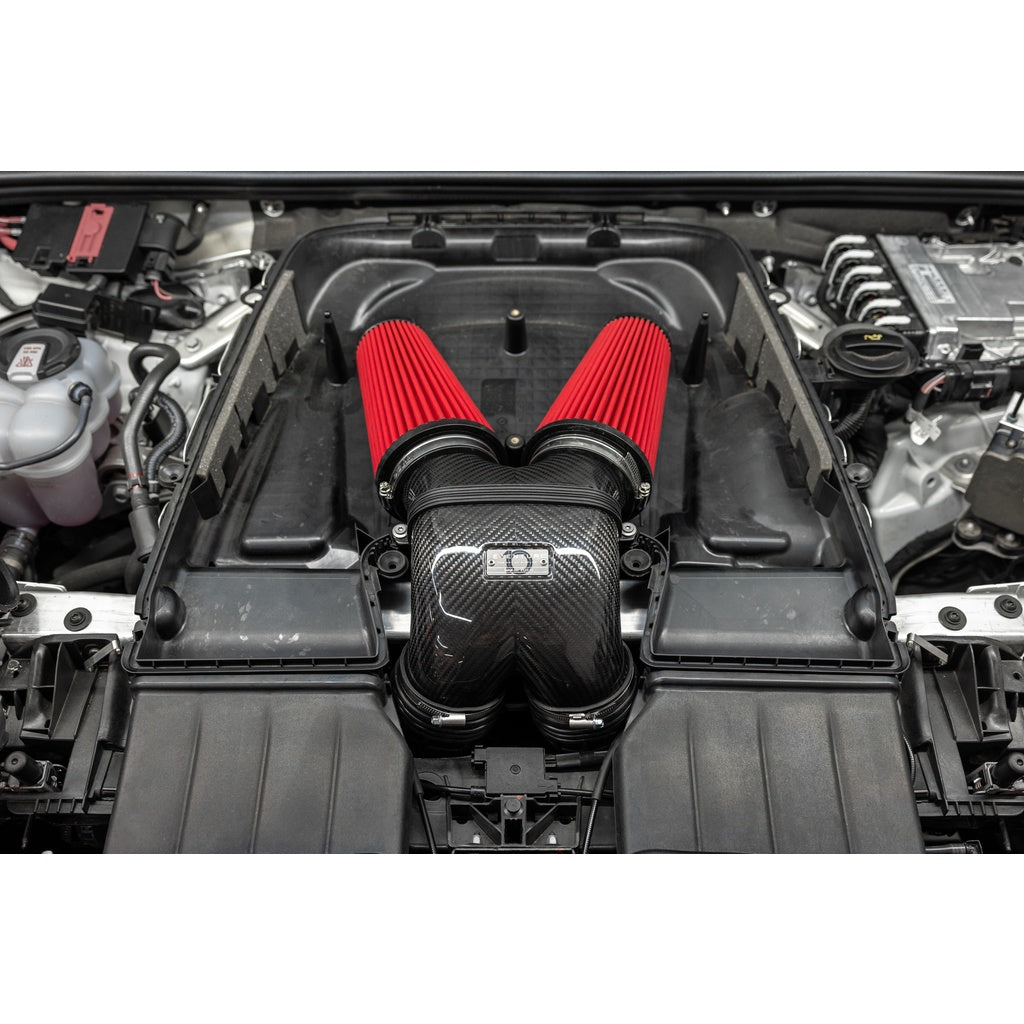 EVENTURI EVE-FLV8TT-CF-INT Повітрозабірна система (карбон) для LAMBORGHINI Urus 2025 / PORSCHE Cayenne Turbo S / GT / GTS Facelift 2025 Photo-15 