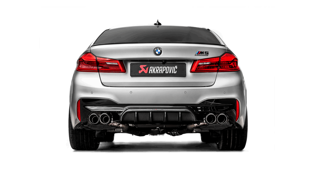 AKRAPOVIC s-BM/T/27H Вихлопна система Slip-On Line (Titanium) для BMW M5 / M5 COMPETITION (F90) - OPF / GPF 2021 Photo-3 