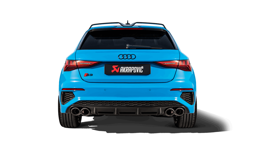 AKRAPOVIC S-AU/TI/17H Вихлопна система Evolution Line (титан) для AUDI S3 Sportback (8Y) 2020-2024 Photo-3 