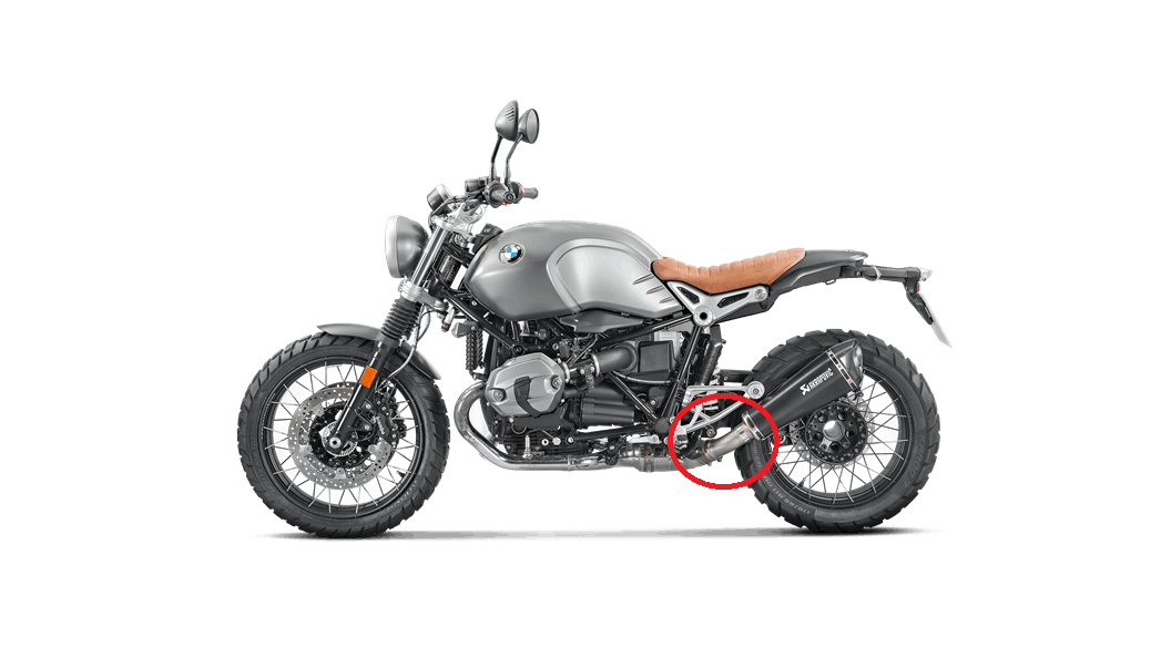 AKRAPOVIC L-B12SO8T Титановий Лінк-пайп для BMW R NINET 2014-2019 Photo-1 