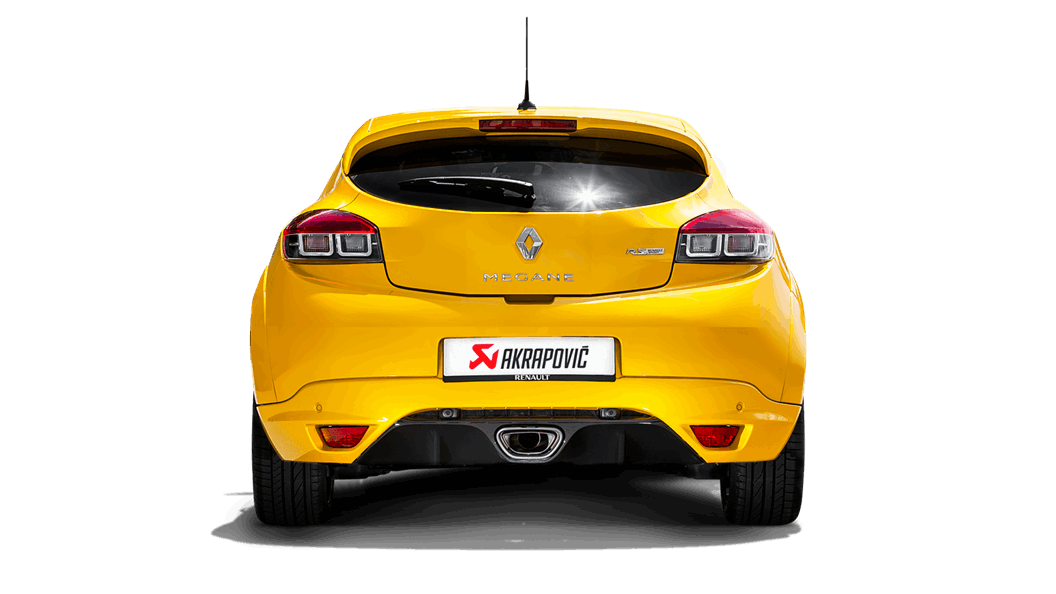 AKRAPOVIC S-RE/T/1 Вихлопна система Evolution Line (Titanium) для RENAULT Mеgane Coupе RS 2010-2016 Photo-3 