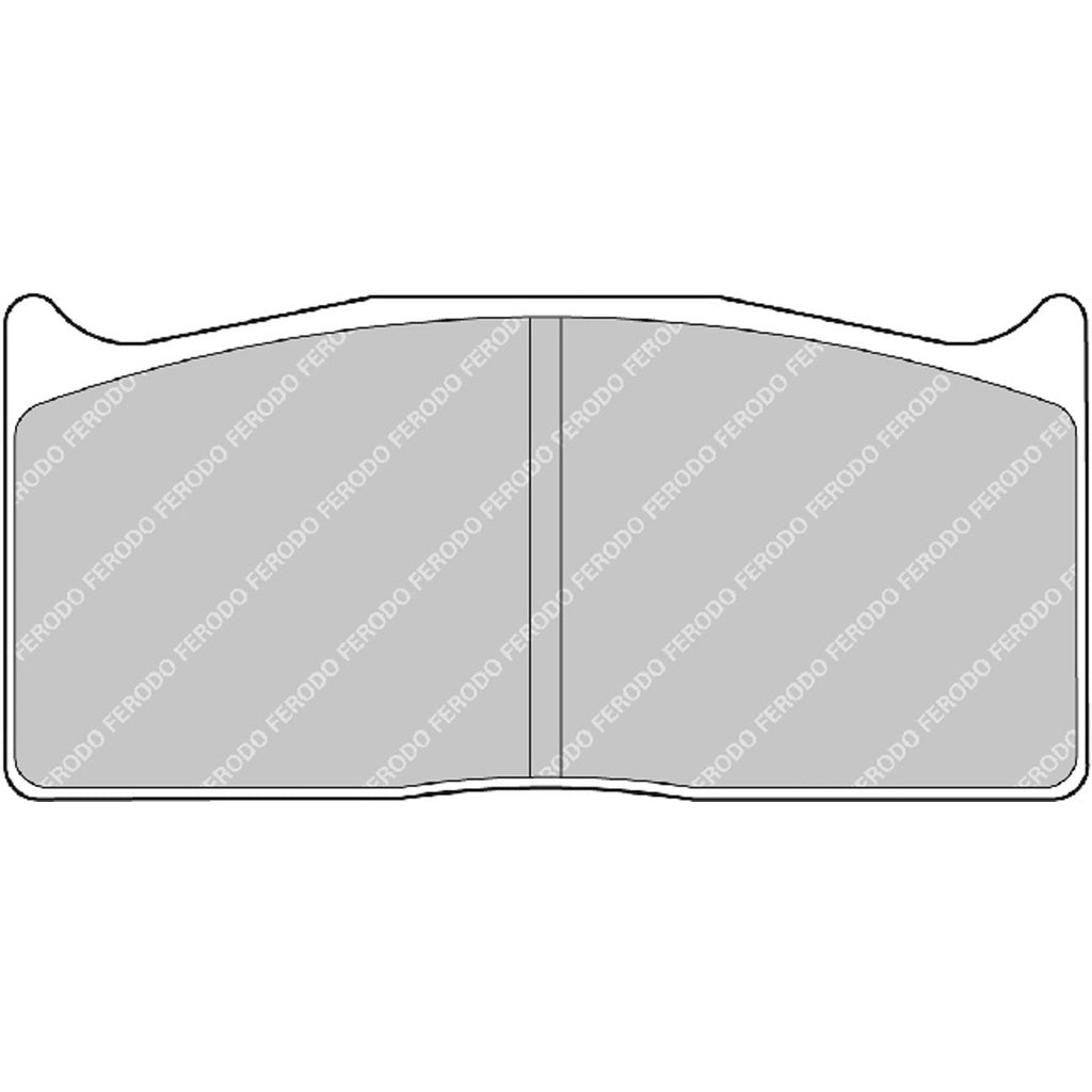 FERODO FRP308H Задні гальмівні колодки DS2500 для MITSUBISHI EVO IX / X Gr.N Photo-0 
