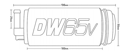 DEATSCHWERKS 9-654-1025 Насос паливний DW65v VAG 1.8/2.0TFSI/2.0 TSI/VR6 передній привід Photo-1 
