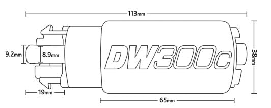 DEATSCHWERKS 9-309-1008 Насос паливний DW300C містить інсталяційний компл. (340lph) (STI 2008+, GT-R R35) Photo-2 