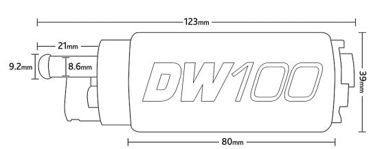 DEATSCHWERKS 9-101-0846 Насос паливний DW100, що містить інсталяційний к-ом для Civic/Integra до 2000 року Photo-1 