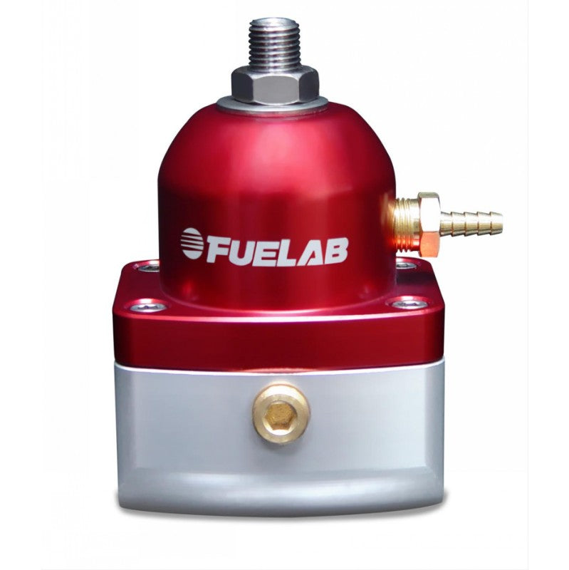 FUELAB 51506-2-L-L Регулятор тиску палива карбюраторний (1-3 psi, 6AN-In, 6AN-Out) Червоний Photo-1 