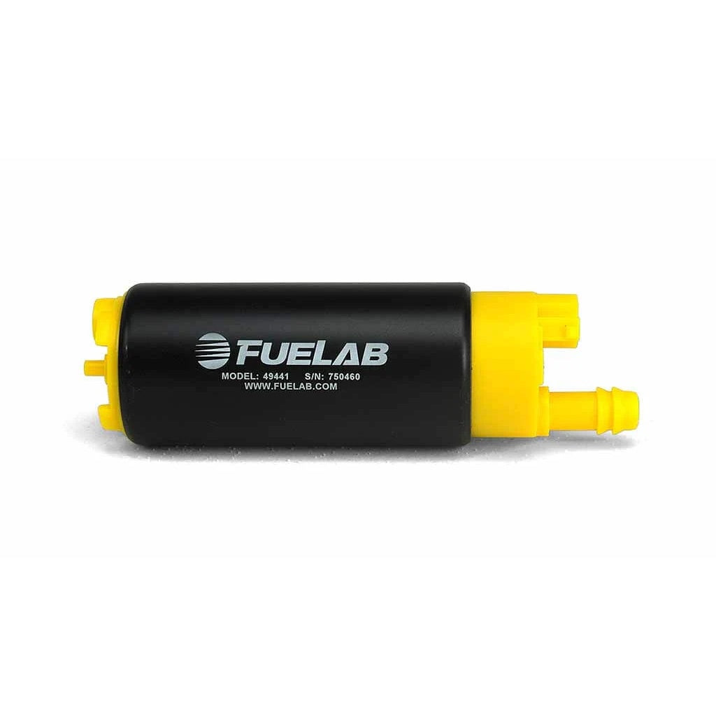 FUELAB 49441 Паливний насос для бензобака (340 LPH @ 3 bar, 13.5v) Впуск зміщений відносно випуску Photo-0 