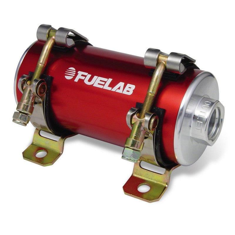 FUELAB 42402-2 Лінійний паливний насос карбюраторний PRODIGY (190 GPH @ 45 PSI, 100 PSI max, до 1900 HP) Червоний Photo-1 