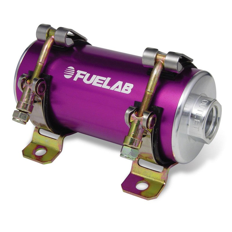 FUELAB 41401-4 Лінійний паливний насос PRODIGY (105 GPH @ 45 PSI, 125 PSI max, до 1050 HP) Фіолетовий Photo-1 